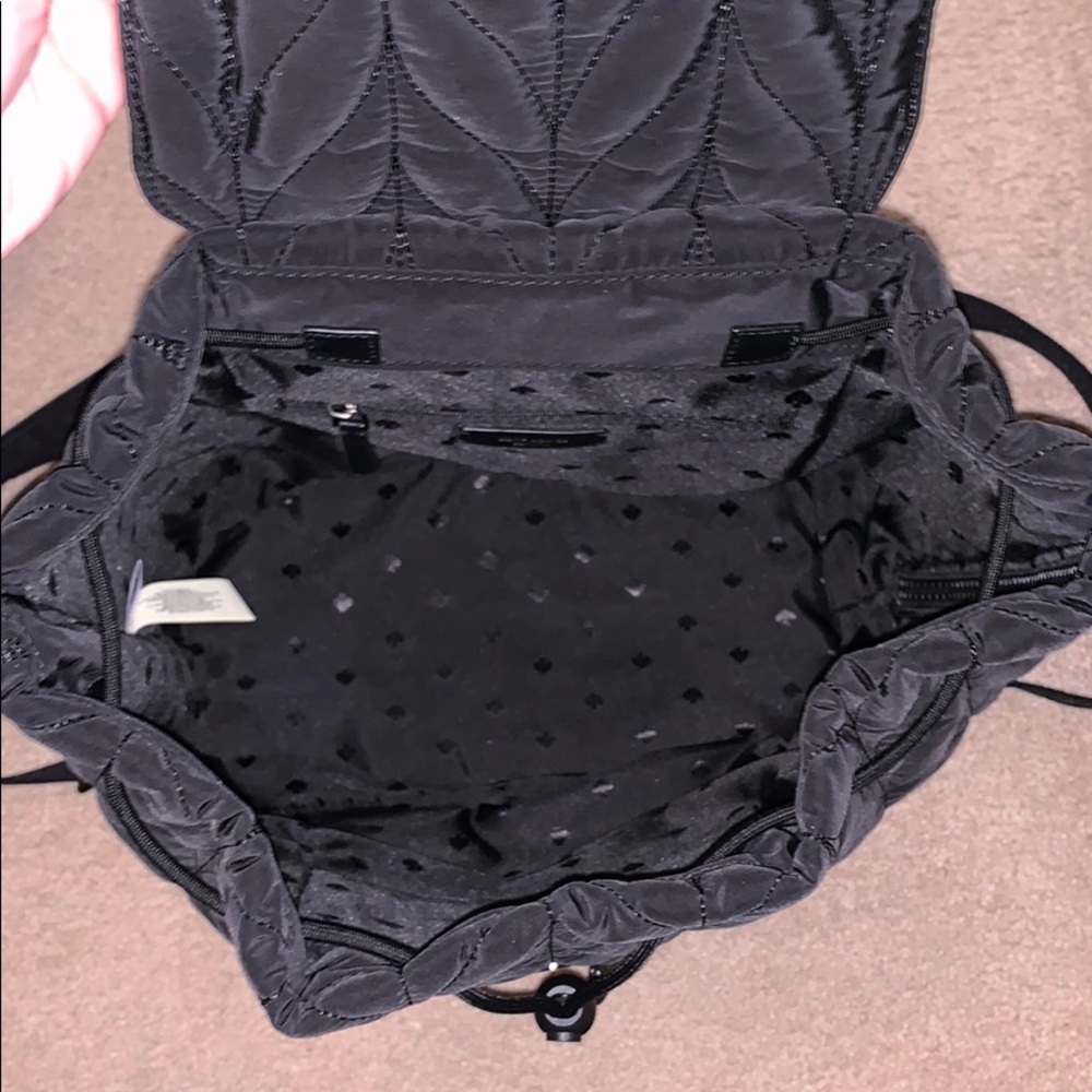 Kate Spade Black Quilted Backpack - Picture 5 of 6